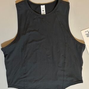 Lululemon invigorate Dark Grey Invigorate Tank Top